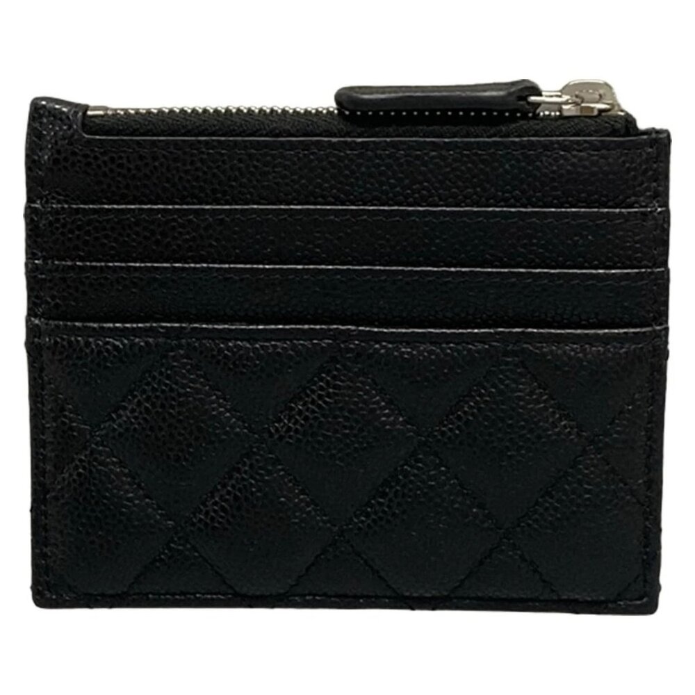 CHANEL Matelasse - Black Calfskin Coin Case - Picture 2 of 10
